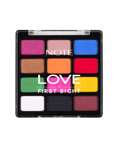 NOTE Love at First Sight Eye Shadow Palette 210 – Palette 12 teintes, finition mate & métallisée
