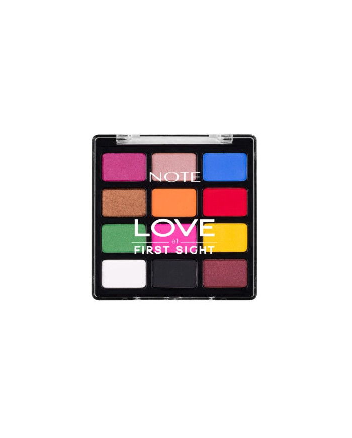 NOTE Love at First Sight Eye Shadow Palette 210 – Palette 12 teintes, finition mate & métallisée