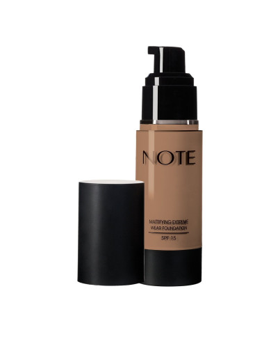NOTE Mattifying Extreme Wear Foundation Pump 102 – Warm Almond | Fond de teint mat longue tenue