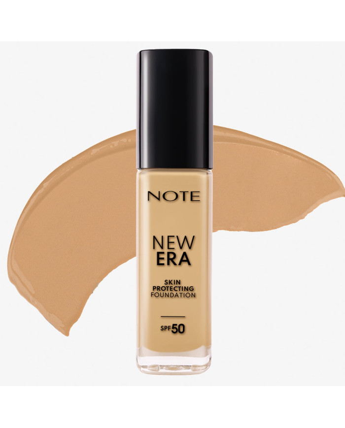 NOTE New Era Skin Protecting Foundation 160 Warm Almond – Fond de Teint SPF 50 Hydratant