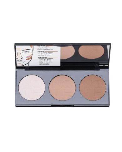 NOTE Perfecting Contouring Powder Palette 01 Light to Medium – Contour, Bronzer & Highlighter