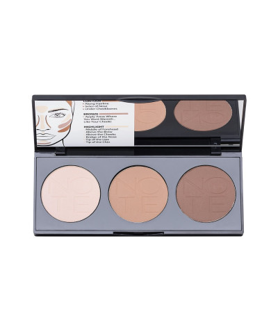 NOTE Perfecting Contouring Powder Palette 02 Medium to Dark – Contour, Bronzer & Highlighter