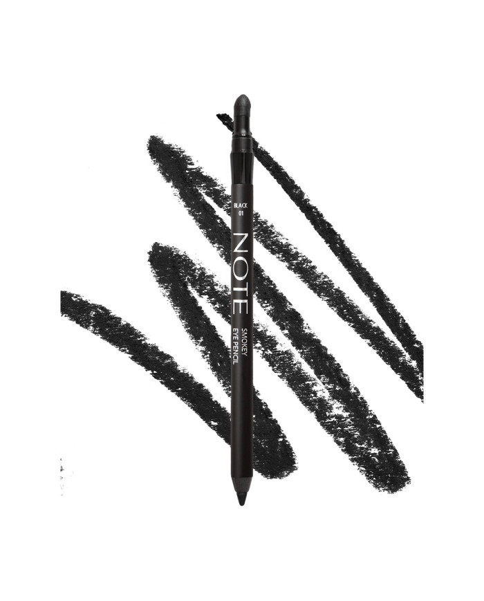 NOTE Smokey Eye Pencil 01 Black – Crayon Yeux Waterproof & Smoky Look