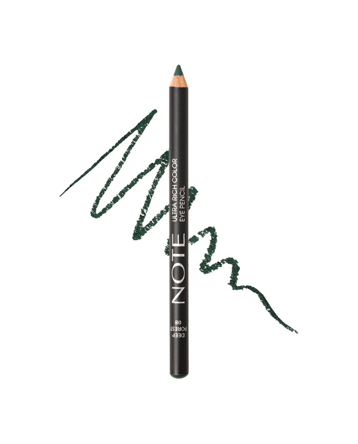 NOTE Ultra Rich Color Eye Pencil 08 Deep Forest – Crayon Yeux Vert Forêt Intense