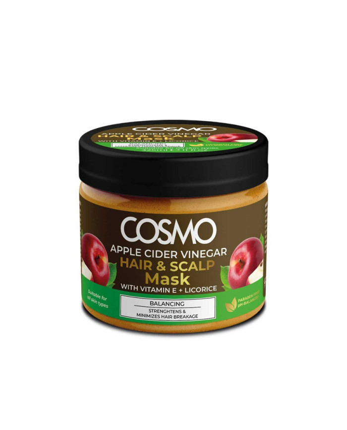 Apple Cider Vinegar Hair & Scalp Mask 325g – Masque Cheveux Purifiant Tunisie