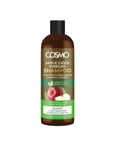 Apple Cider Vinegar Shampoo 480ML – Shampooing Purifiant Tunisie