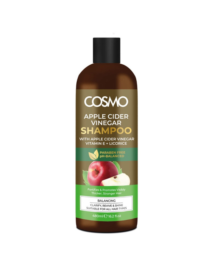 Apple Cider Vinegar Shampoo 480ML – Shampooing Purifiant Tunisie