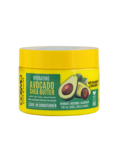 COSMO Leave-In Conditioner Avocado & Shea Butter 325G – Après-Shampooing Sans Rinçage Tunisie