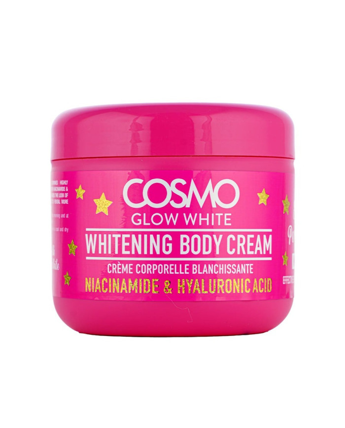 COSMO Glow White Whitening Body Cream 300ML – Crème Corporelle Éclaircissante Tunisie