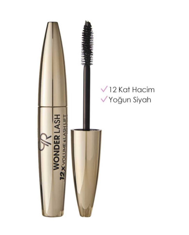 Golden Rose Wonder Lash Mascara Noir | Mascara Volumisant Intense