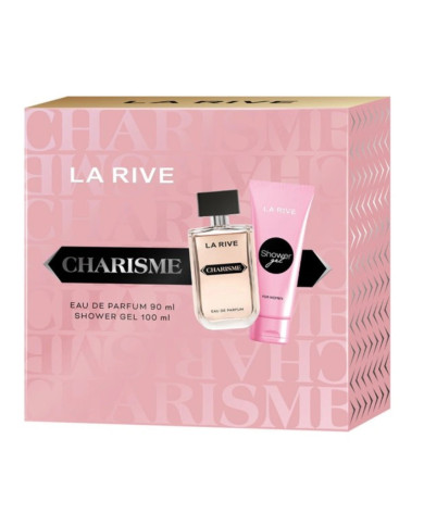 Coffret La Rive Charisme Femme – Eau de Parfum 90ml + Gel Douche 100ml | Inspiré Prada Paradoxe Tunisie
