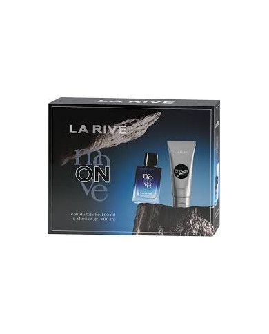 La Rive Coffret Move On Homme – Eau de Toilette 100ml + Gel Douche | Parfum Aromatique Tunisie
