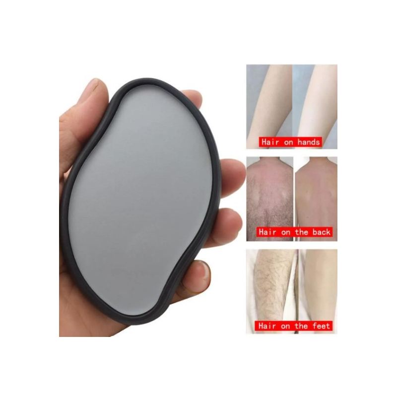 Gomme à Epiler en Crystal Outil d'épilation Corps Cire Peau Sensible