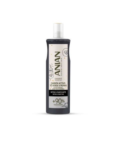 ANIAN Shampoing Charbon Actif Thé Vert & Concombre 400ml