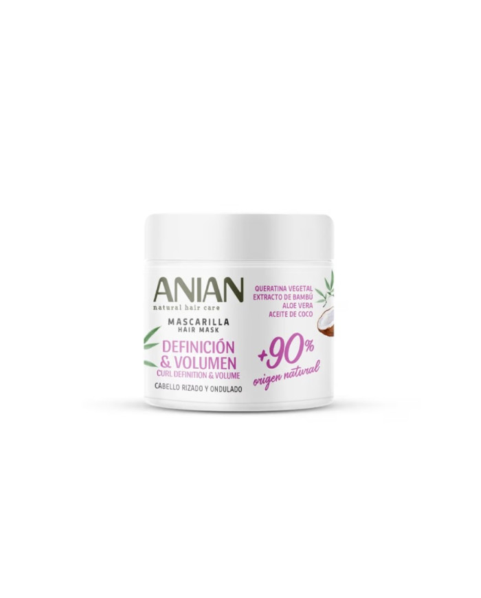 ANIAN Masque Définition & Volume 350ml – Cheveux Bouclés