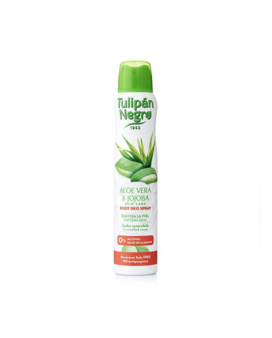 Tulipan Negro Déodorant Spray Aloe Vera 200ML – Fraîcheur Longue Durée | Tunisie
