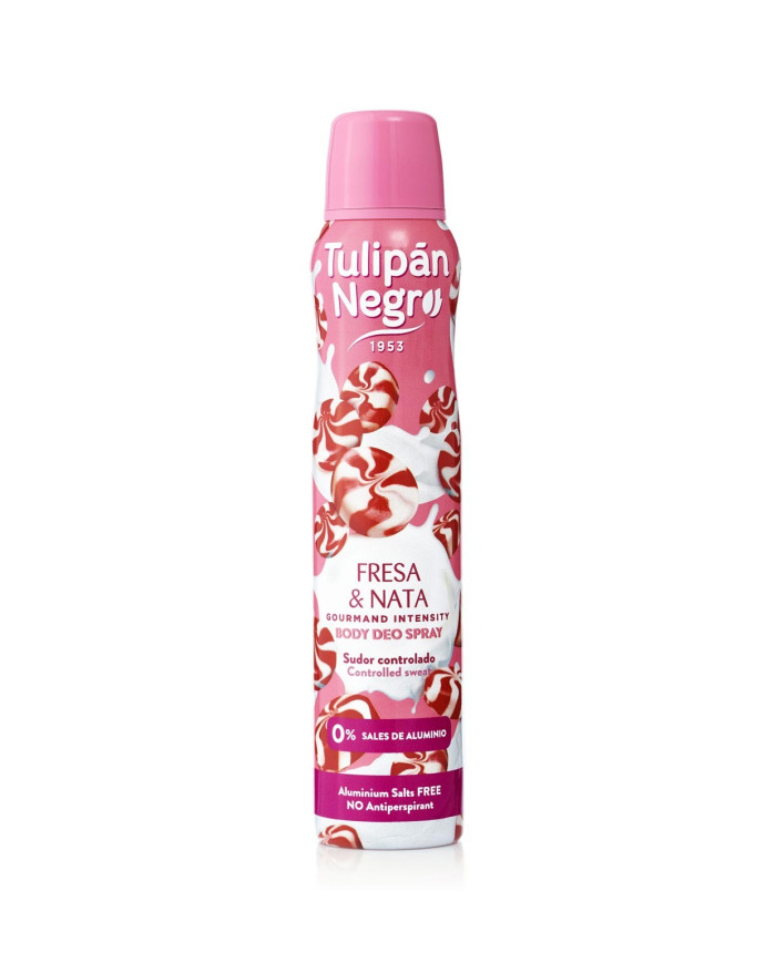 Tulipan Negro Déodorant Spray Fresa Nata 200ML – Déodorant Gourmand Fraise | Tunisie