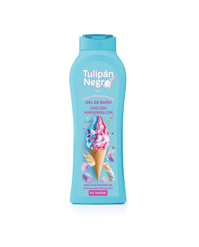Tulipan Negro Gel Douche Unicorn Marshmallow 650ML – Parfum Sucré & Douceur | Tunisie