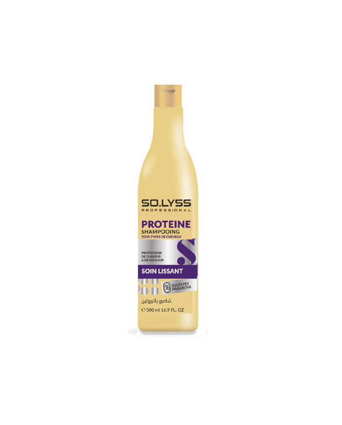 Solyss Shampoing Protéine 500ml Tous Cheveux
