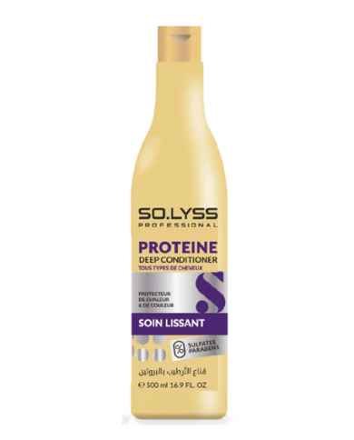 Solyss Deep Conditioner Protéine 500ml - Soin Lissant
