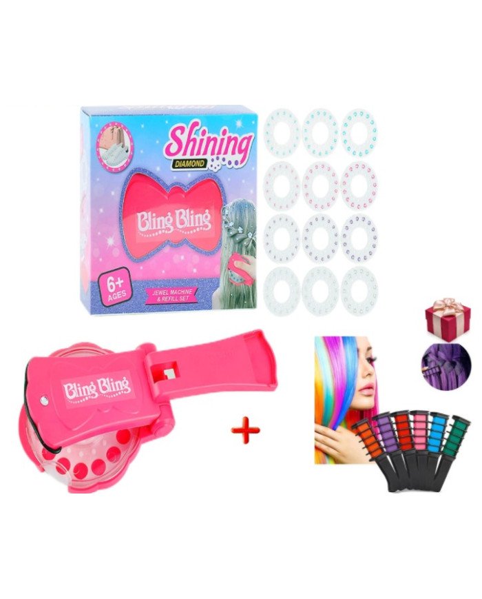 Machine à Strass Blinger + Peigne Coloration Cadeau