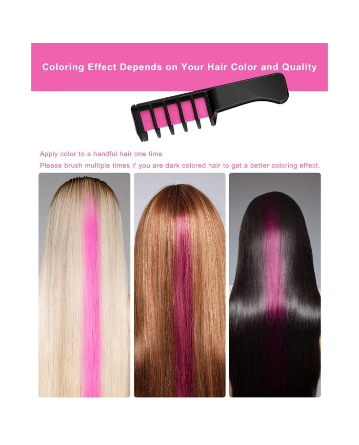 Peigne Coloration Cheveux Temporaire Multicolore - Idée Cadeau Enfant