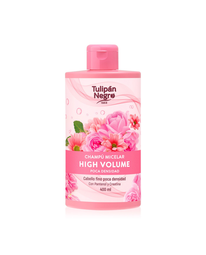 Tulipan Negro High Volume Micellar Shampoo 400ML – Shampoing Micellaire Volume & Douceur | Tunisie