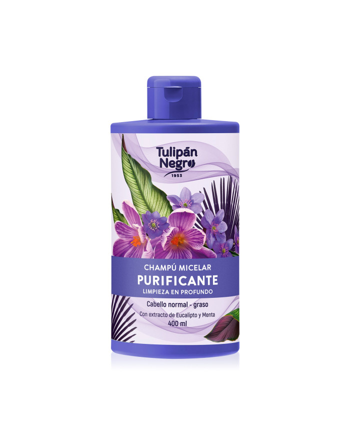 Tulipan Negro Purifying Micellar Shampoo 400ML – Shampoing Micellaire Purifiant | Tunisie