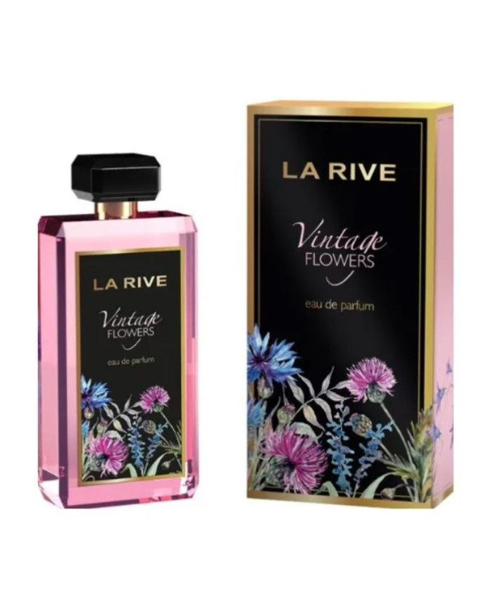 La Rive Vintage Flowers EDP 90ml – Parfum Femme Floral Fruité Inspiré de Gucci Flora Gorgeous Gardenia