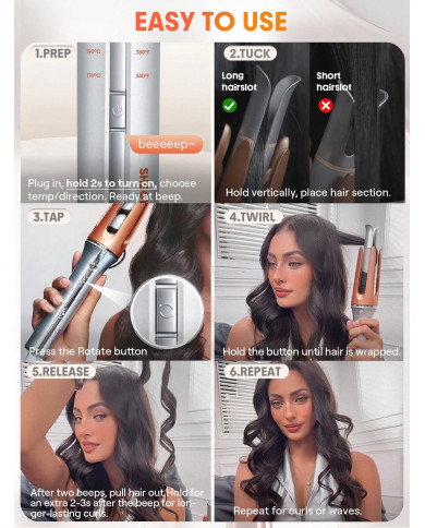 Sheglam Hair Curler Tunisie | Boucleur Wavy Professionnel – CherryBeauty