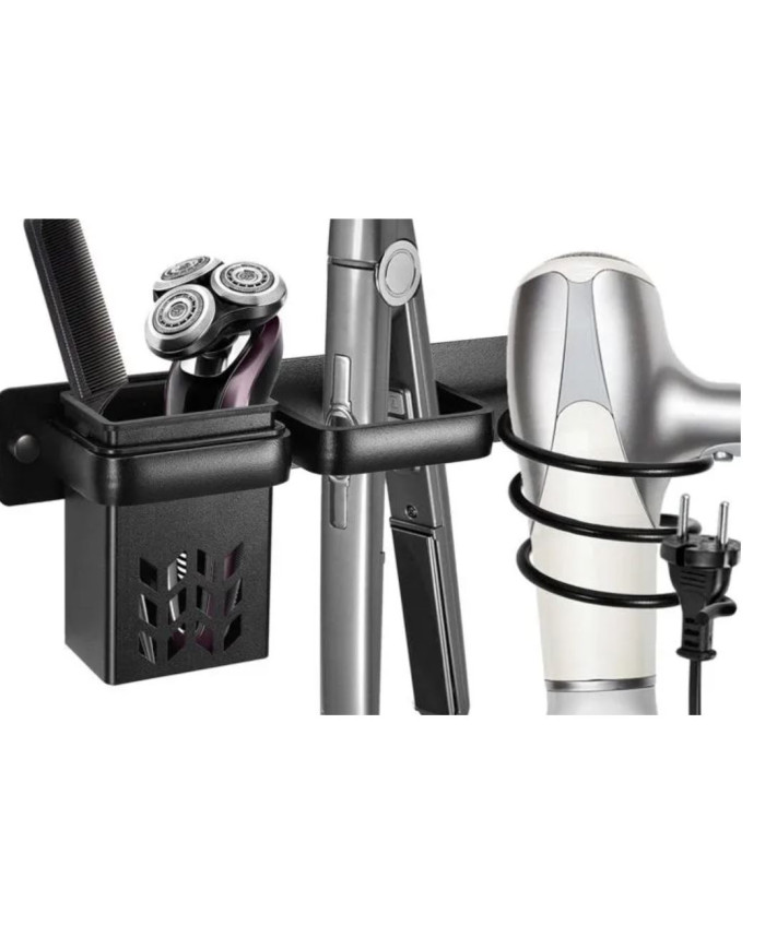 Support Sèche-Cheveux et Plaque | Organisateur Accessoires Coiffure – CherryBeauty Tunisie