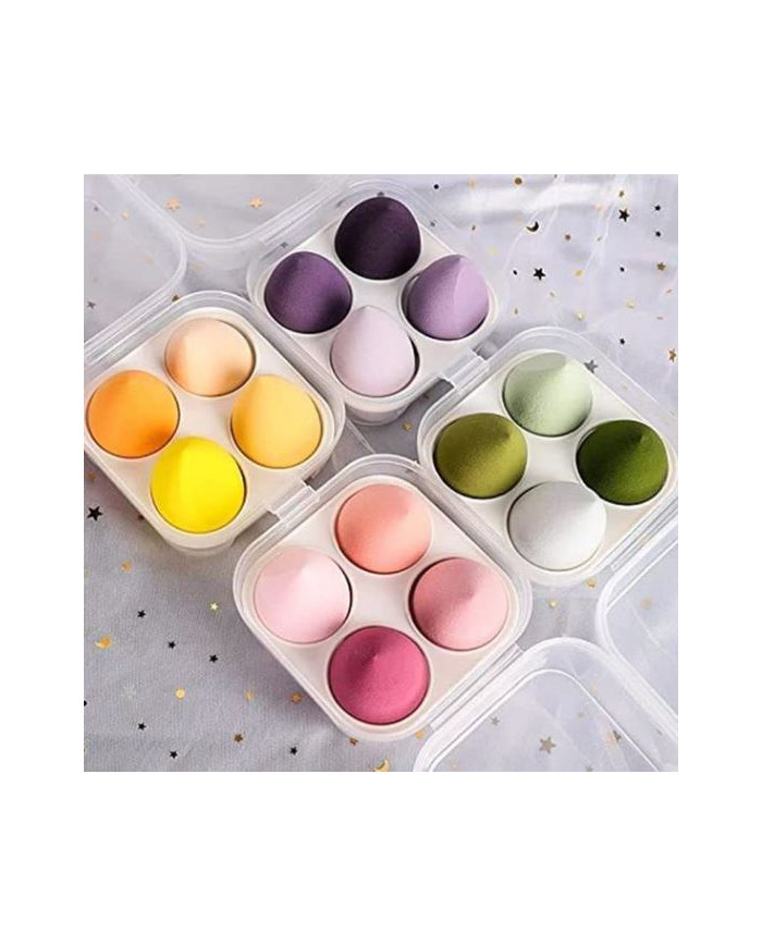Beauty Blender 4 Pièces | Éponges Maquillage Haute Précision – CherryBeauty Tunisie