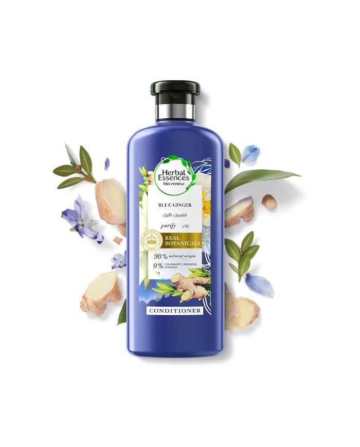 Après-shampoing Herbal Essences Micellar Water & Blue Ginger 400ml