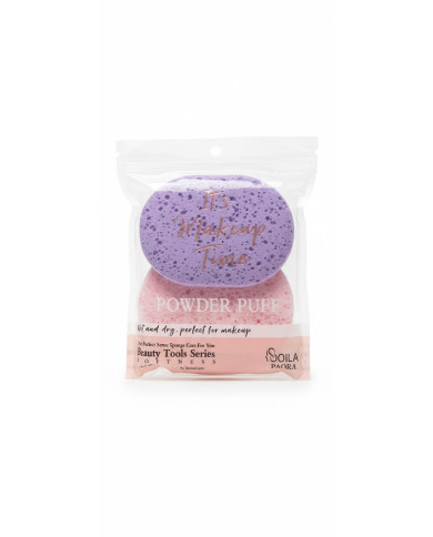 Lot 2 Éponges Végétales Soft – Grand Modèle pour Exfoliation Douce