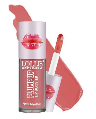 Lollis Plump Up Lip Booster 01 – Gloss Repulpant Transparent Rosé Brillant