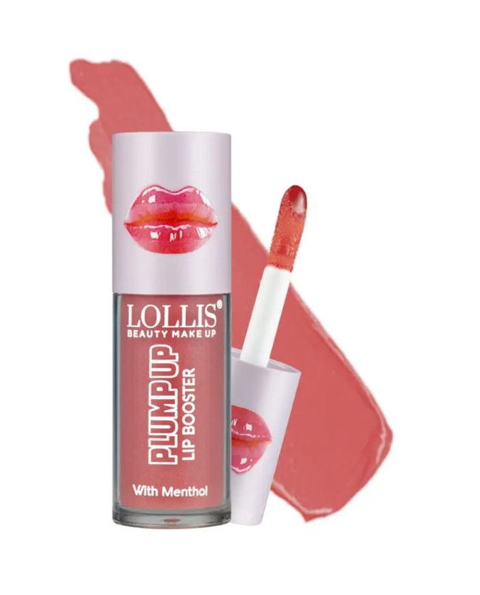 Lollis Plump Up Lip Booster 01 – Gloss Repulpant Transparent Rosé Brillant