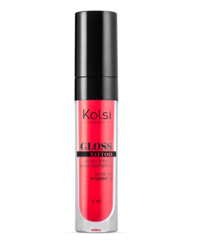 Kolsi Lip Gloss Tattoo 103 | Effet Longue Tenue & Brillance | Cherry Beauty Tunisie