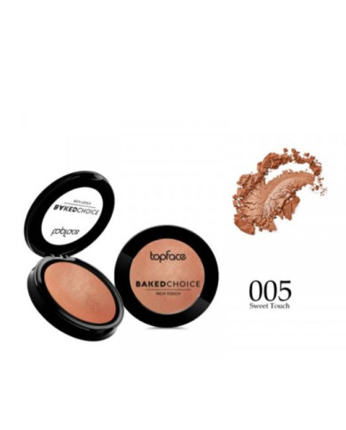 Topface Baked Blush 005 | Fard à Joues Intense & Lumineux | Cherry Beauty Tunisie