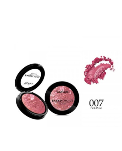 Topface Baked Blush 007 | Fard à Joues Rose Intense & Glow | Cherry Beauty Tunisie