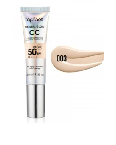 Topface CC Cream & Concealer 003 | Teint Medium & Couvrance Naturelle | Cherry Beauty Tunisie