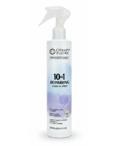 Champs Fleuris Leave-In Spray 10 en 1 300ml | Réparation Cheveux Secs & Abîmés