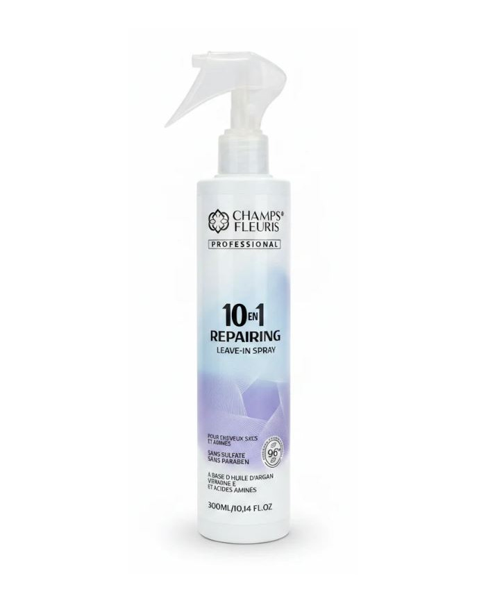 Champs Fleuris Leave-In Spray 10 en 1 300ml | Réparation Cheveux Secs & Abîmés