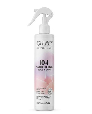 Champs Fleuris Leave-In Cheveux Crépus 10 en 1 | Soin Lissant Coco & Argan 300ml