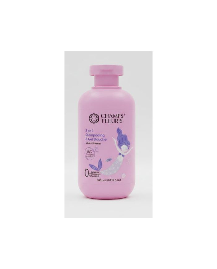 Champs Fleuris Shampoing Gel Douche 2en1 Fille 300ml | Sans Sulfate Parabène