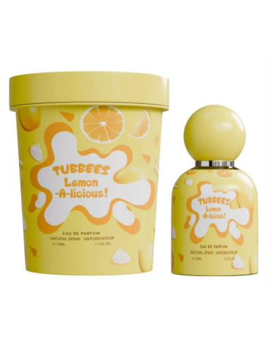 Tubbees Lemon-A-Licious 50ml EDP | Parfum Citron Vanille Noisette – Cherry Beauty