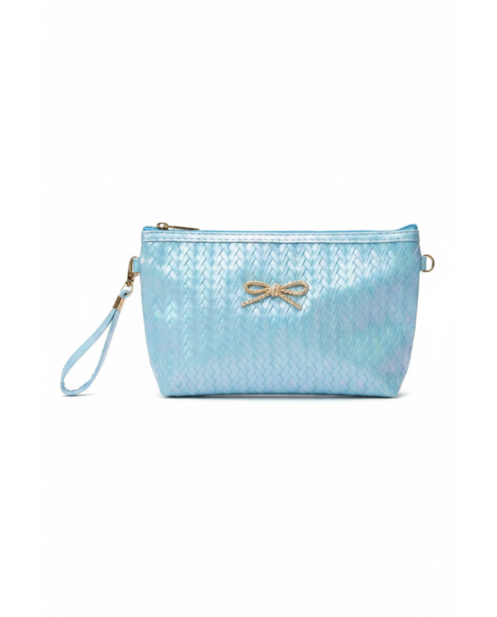 Trousse maquillage papillon bleu – Pochette cosmétique pratique