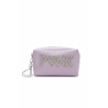 Trousse maquillage carrée strass PINK violet – Pochette rose glamour