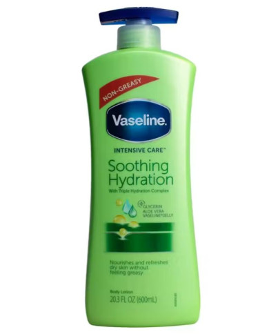 Vaseline Aloe Vera Body Lotion 600ml – Hydratation apaisante
