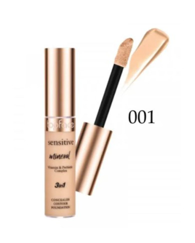 Topface 3in1 Concealer 01 – Correcteur fond de teint contouring
