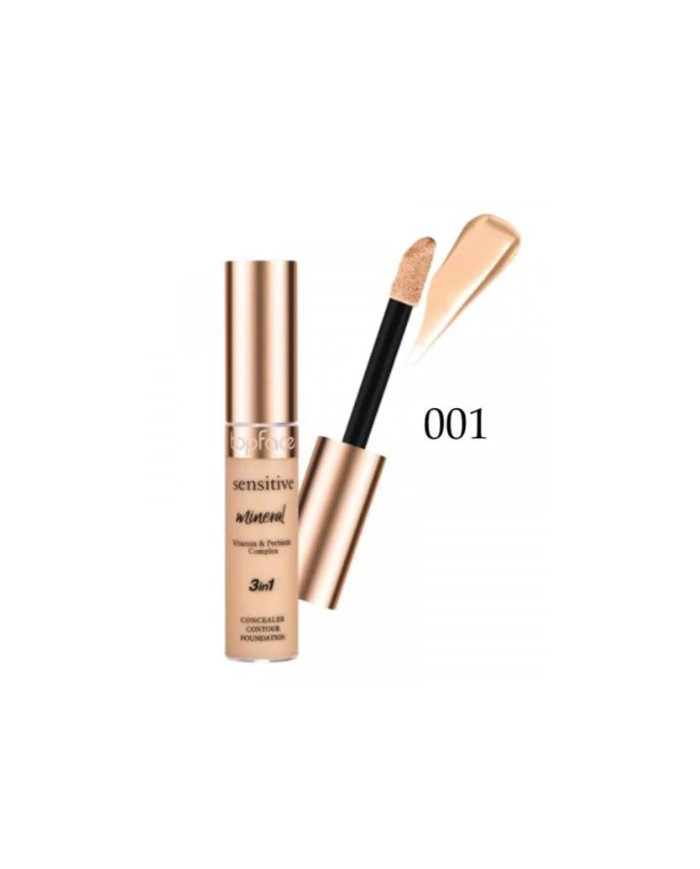 Topface 3in1 Concealer 01 – Correcteur fond de teint contouring